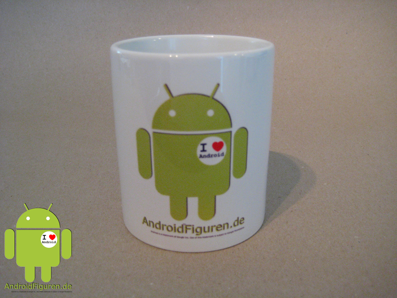 Android mug I love Android