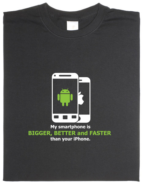 T-Shirt My Smartphone is better...