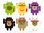 Android Mini Collectibles by Shane Jessup Lucky Cat Series