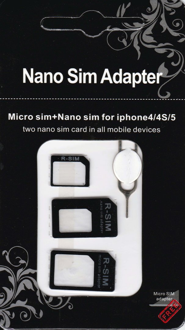 Micro Nano Standard SIM Adapater